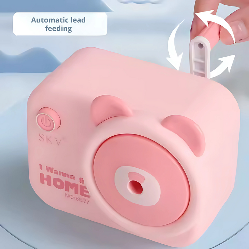 Cute Camera-Shaped Pencil Sharpener for Kids