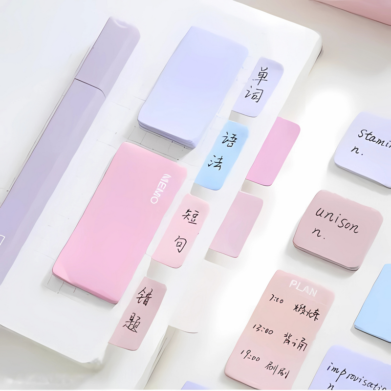 Colourful Sticky Notes Set For Kids - 210 Sheets