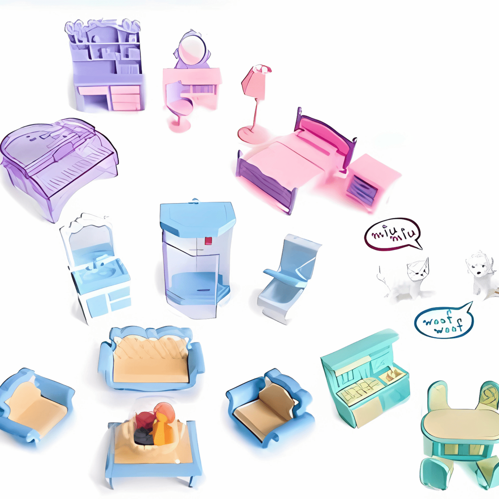 Sweet Home Doll House Toy - The Ultimate Playset for Kids