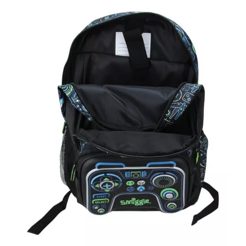 🎮 Smiggle Beta Classic Backpack | 17.8L Capacity | Virtual Gaming Adventure in Real Life! 🚀