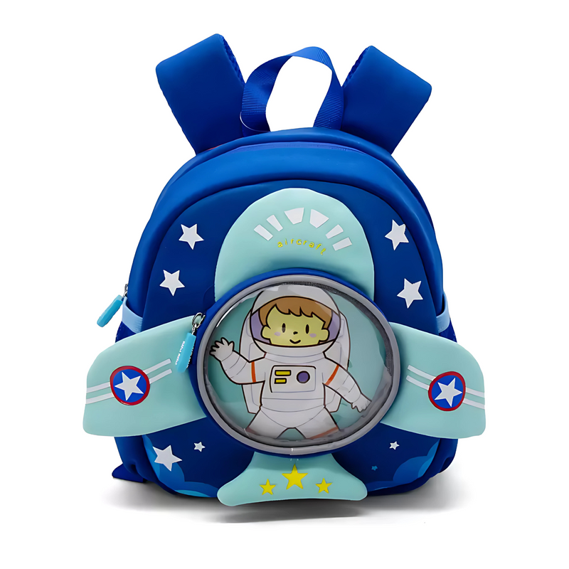 Cute and Compact Space-Themed Mini Backpack for Preschool