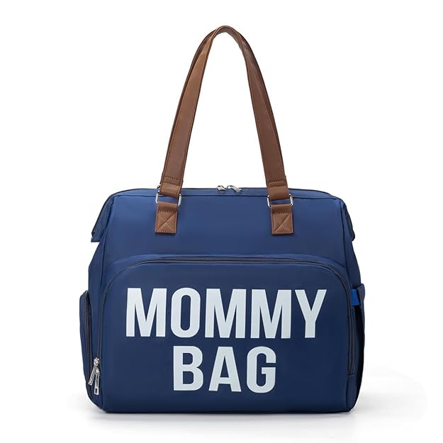 Waterproof Multi-functional Compact Mommy Bag | Pink Color | Stylish & Spacious Diaper Bag Backpack