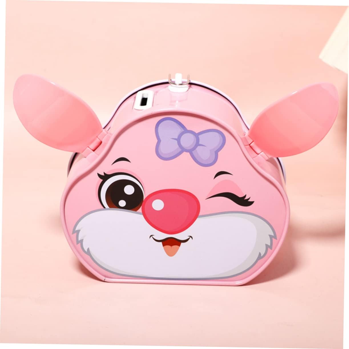 Cute Tiger Money Saving Piggy Bank with Lock For Kids