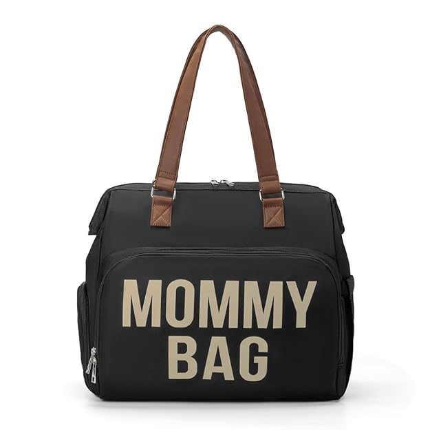 Waterproof Multi-functional Compact Mommy Bag | Pink Color | Stylish & Spacious Diaper Bag Backpack