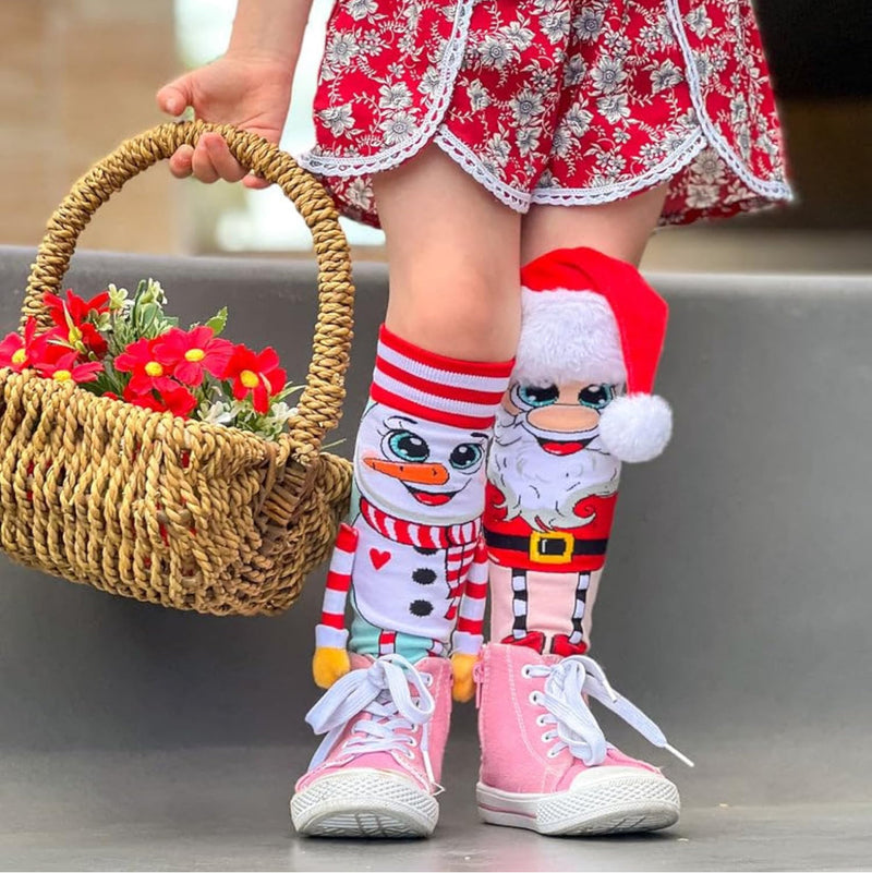 Kids Cartoon Character Socks | 12 Vibrant 3D Designs, Knee-High & Colorful