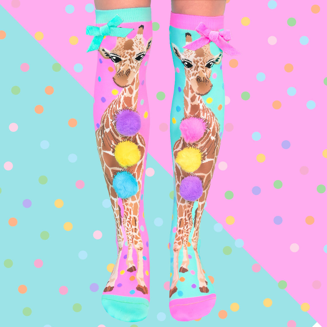 Kids Cartoon Character Socks | 12 Vibrant 3D Designs, Knee-High & Colorful