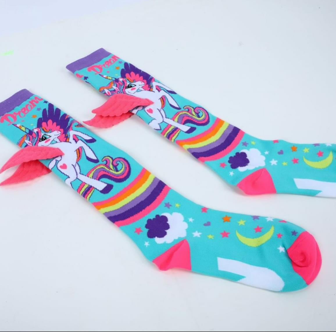 Kids Cartoon Character Socks | 12 Vibrant 3D Designs, Knee-High & Colorful