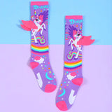 Kids Cartoon Character Socks | 12 Vibrant 3D Designs, Knee-High & Colorful