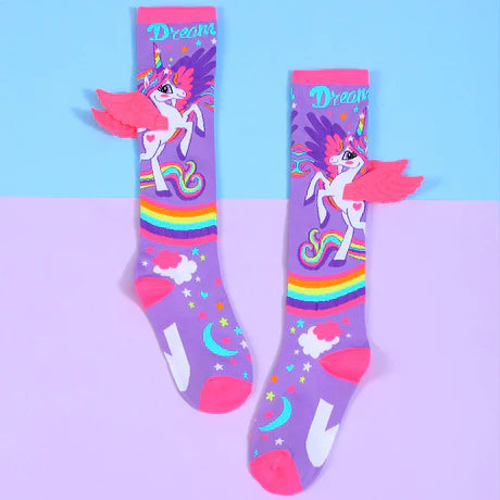 Kids Cartoon Character Socks | 12 Vibrant 3D Designs, Knee-High & Colorful