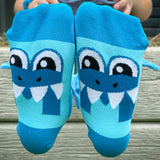 Kids Cartoon Character Socks | 12 Vibrant 3D Designs, Knee-High & Colorful