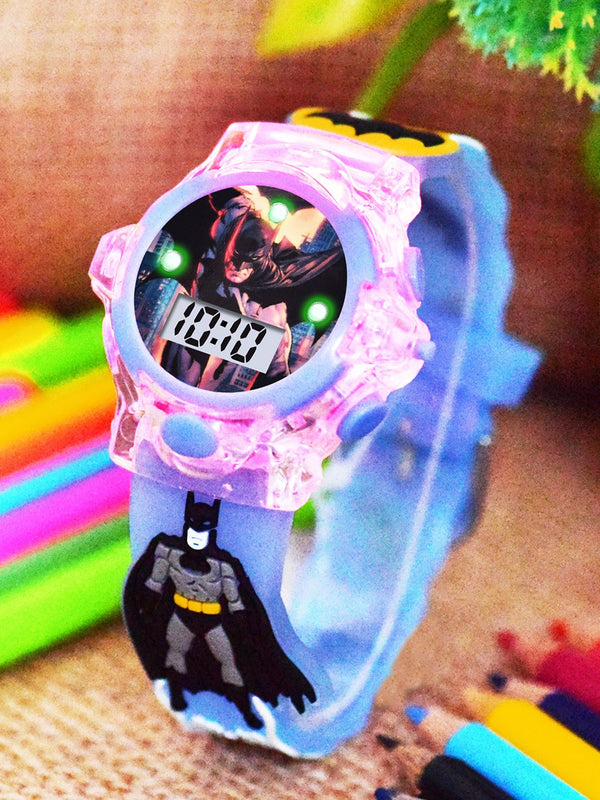 Boys Printed Dial & Straps Digital Watch Batmen