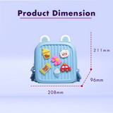 Toddler Mini Cute Backpack with DIY Cute Cartoon Animal For Preschool Kids