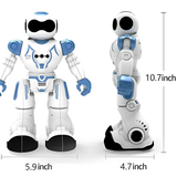 Rechargeable R/C Gesture-Sensing & Programmable Robot – Dancing Robot Toy with Lights & Sound for Kids