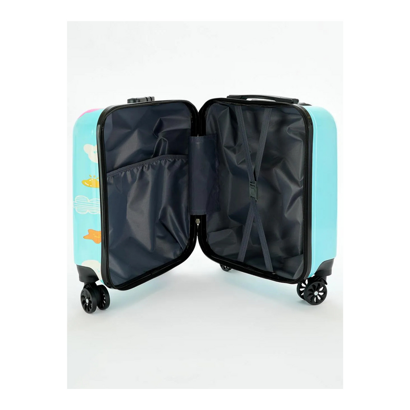 Kids Hard-Sided Medium Panda Printed Design Trolley Bag