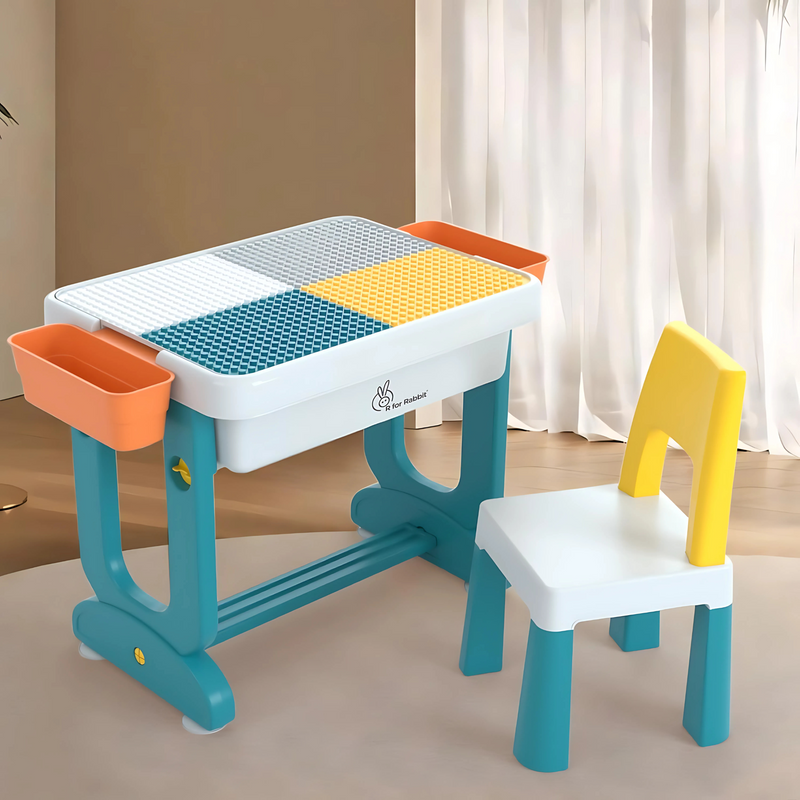 Junior Study Table & Chair Set for Kids (2-10 Years)