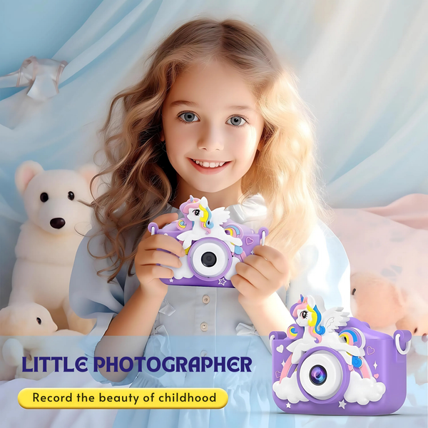 Mini Digital Kids Camera for Girls - Unicorn Cover