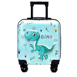 Kids Trendy Dinosaur Printed Cute Trolley Bag