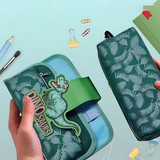 Dinosaur Theme Multipurpose Stationery Organizer – Zipper Pencil Case for Kids