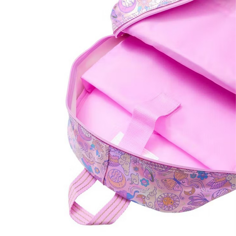 🌟 Smiggle Cosmos Classic Backpack | 17.8L Capacity | Shimmering Cosmic Adventures! 🌙
