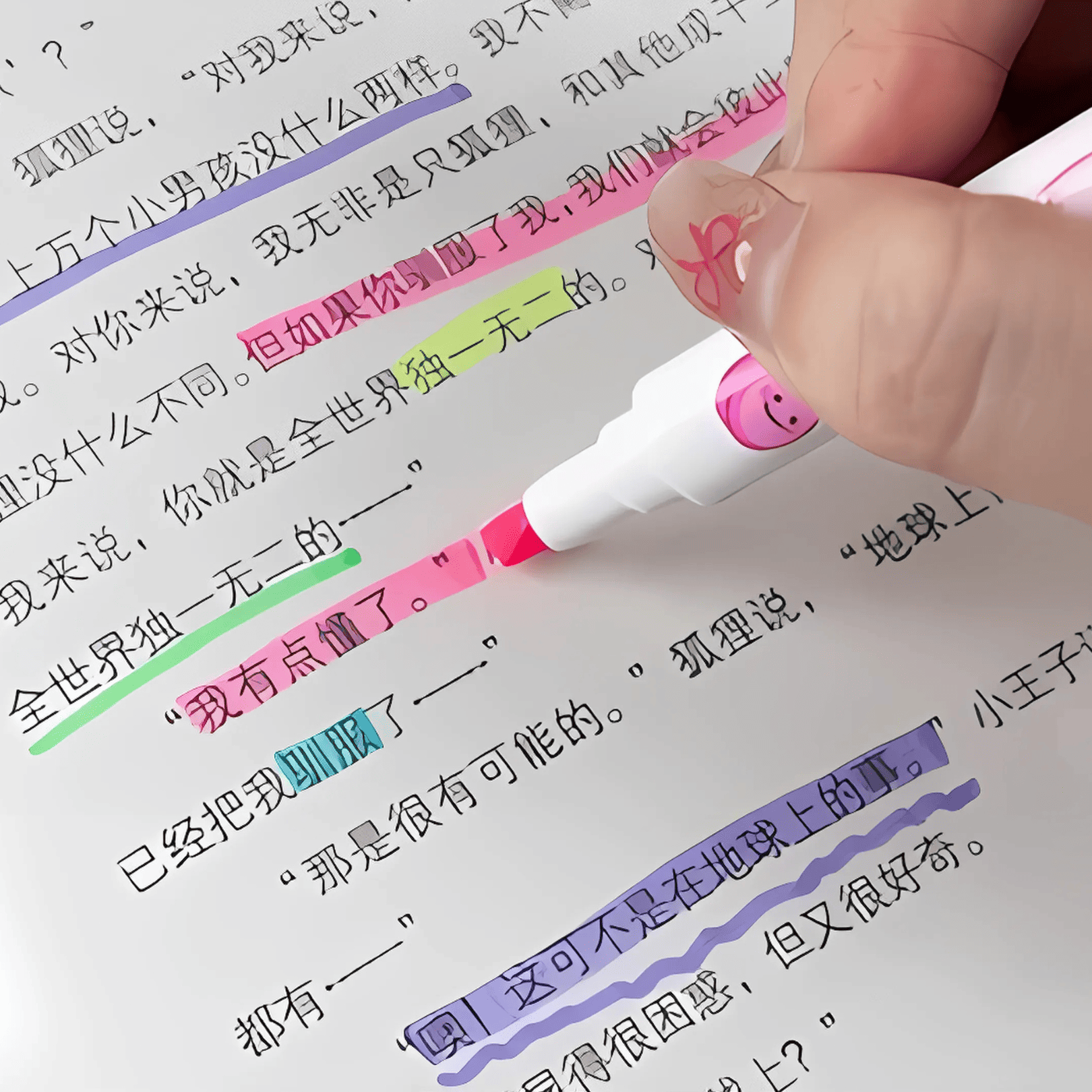 Double-Head Erasable Highlighter (6 Pieces)