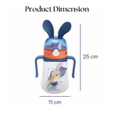 Rabbit Ear Design Kids Water Bottle - 450ml