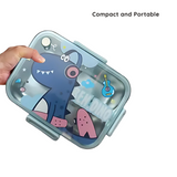 Premium Stainless Steel Lunch Box – Dinosaur & Unicorn Design for Kids