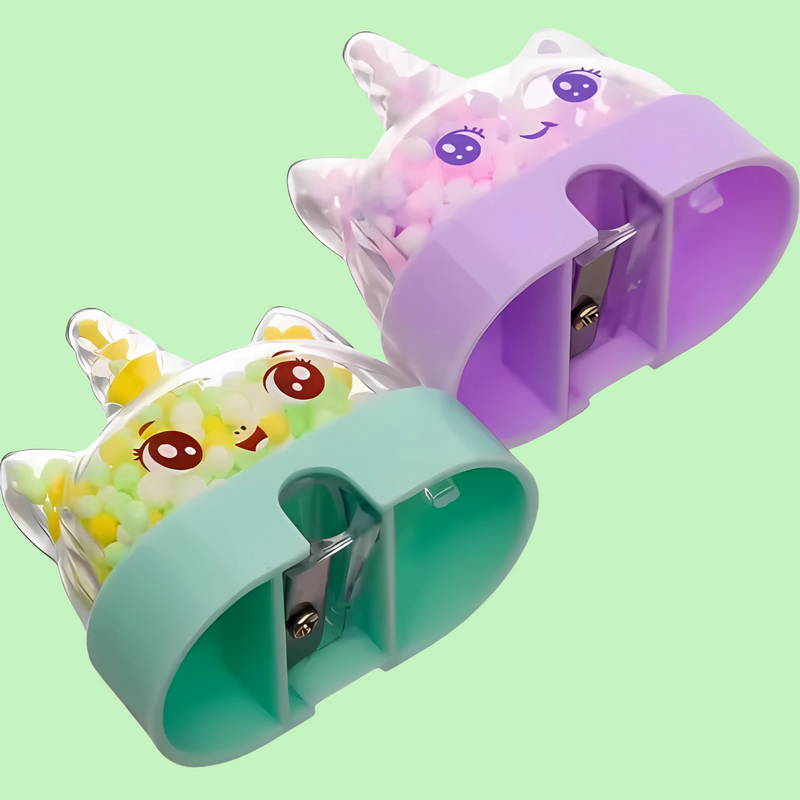 Unicorn-Themed Manual Pencil Sharpeners for Kids – Pack of 4