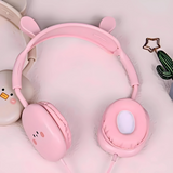 Animal Ear Design Wired Headphones for Kids