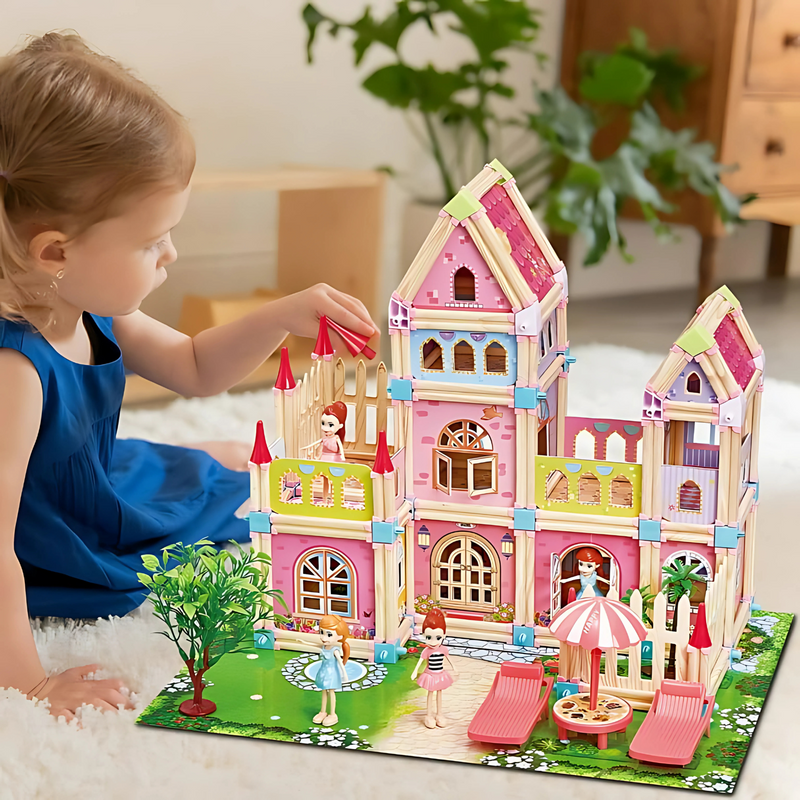 3D DIY Doll Dream House Playset for Girls