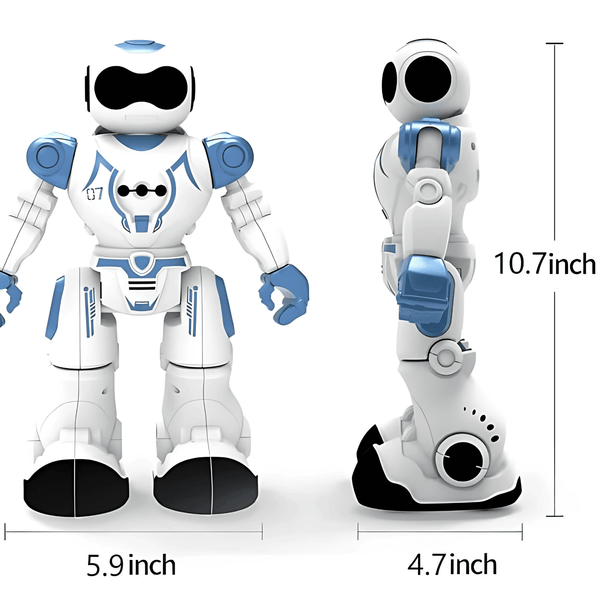 Rechargeable R/C Gesture-Sensing & Programmable Robot – Dancing Robot Toy with Lights & Sound for Kids