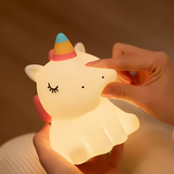 Cute Silicone Rechargeable Lamp for Kids Room