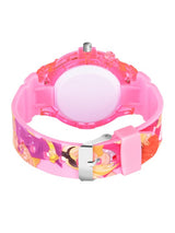 Girls Printed Dial & Straps Analogue Watch Barbie LightPink