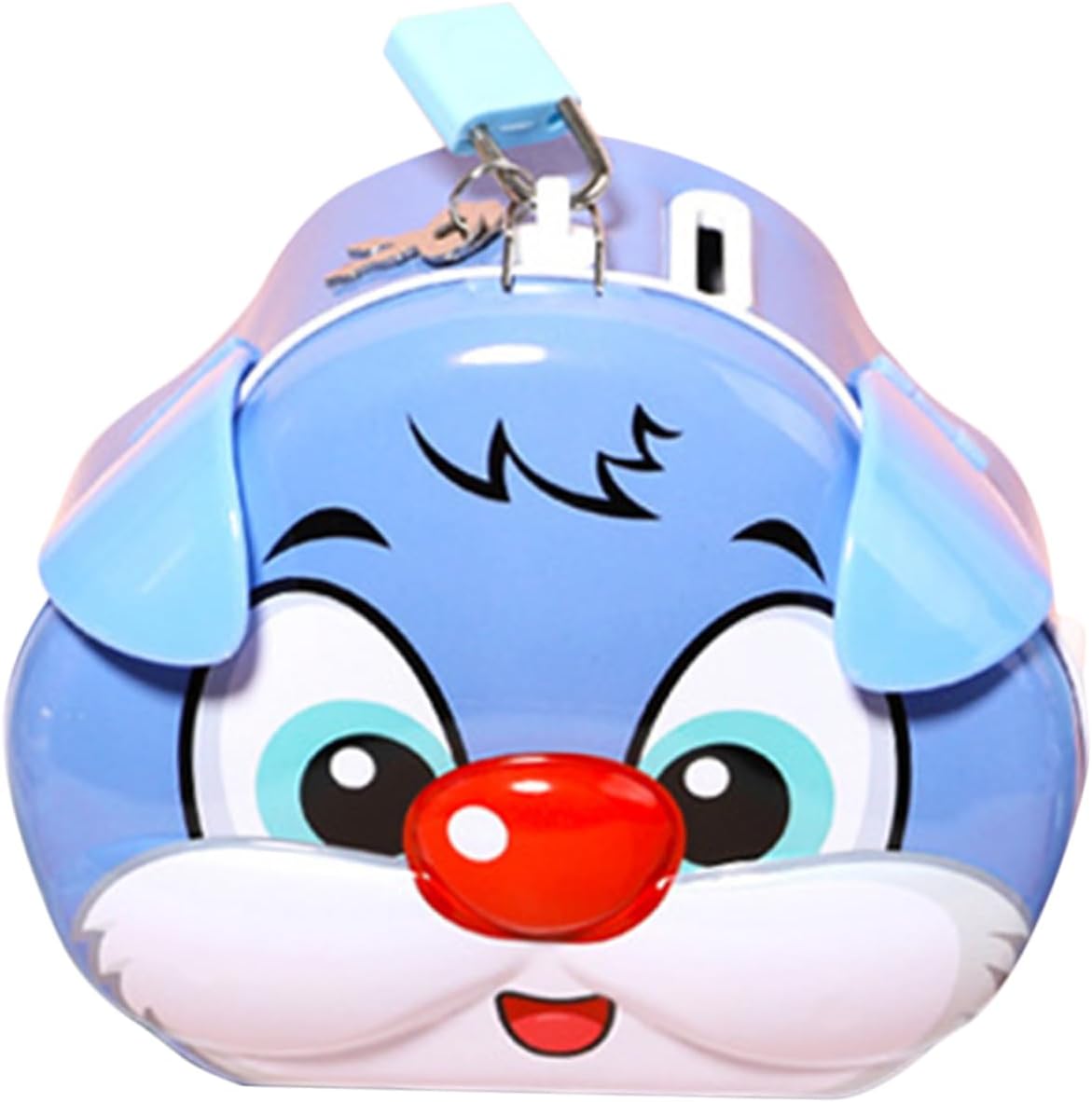 Cute Tiger Money Saving Piggy Bank with Lock For Kids