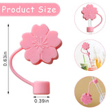 Silicone Straw Tips Covers (Pack of 2) - Reusable, Dust-Proof, Fun Designs for 6-8 mm Straws