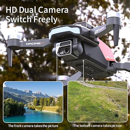 4K Dual Camera Drone with Live FPV, 800m Range, 360° Flip, Trajectory Flight & Altitude Hold | Foldable RC Drone for Kids & Adults with Remote and Carry Case