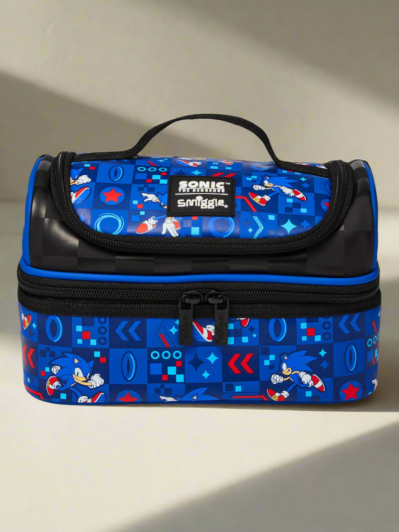 Smiggle Stylish Kids Lunch Box Bag | Double Layer, Insulated & Leakproof Tiffin for Boys & Girls | Cartoon Printed Lunch Carrier (Spiderman, Barbie, Hello Kitty, Marvel, Minecraft, Unicorn)