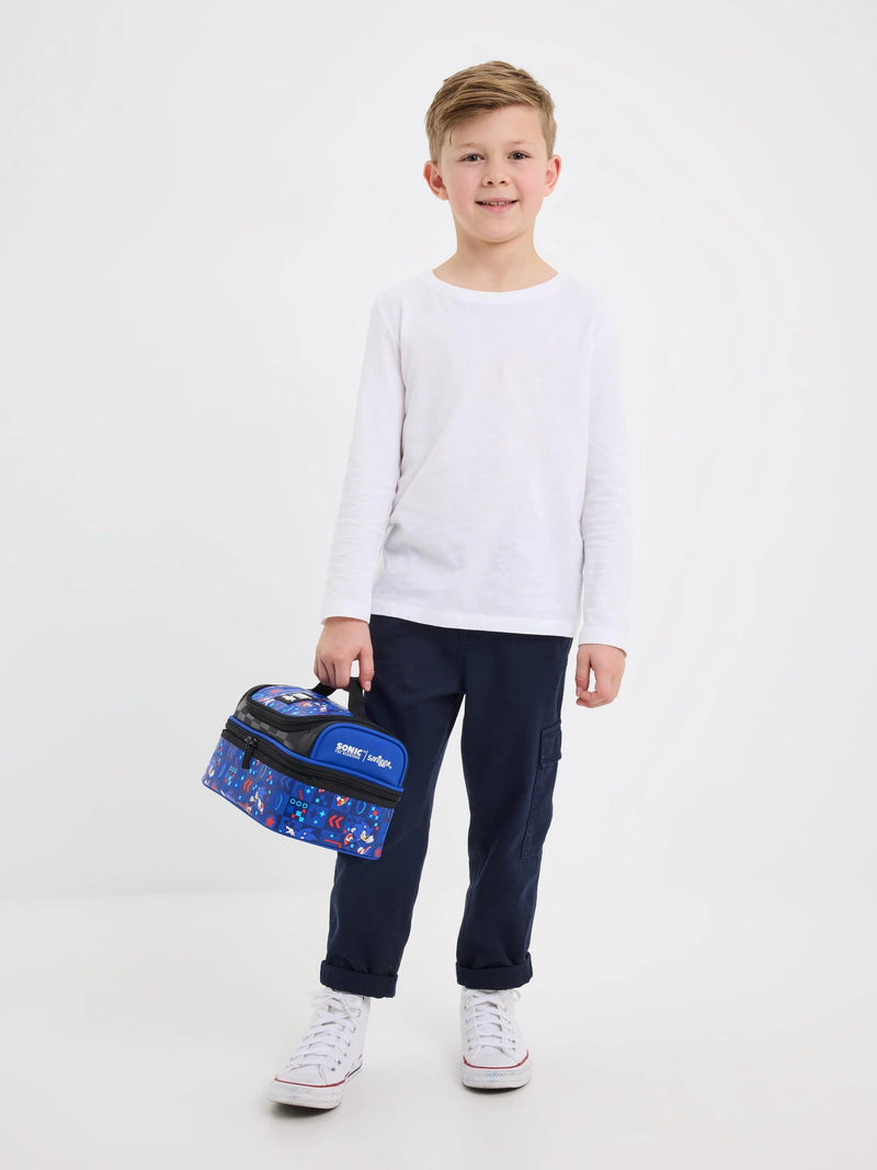 Smiggle Stylish Kids Lunch Box Bag | Double Layer, Insulated & Leakproof Tiffin for Boys & Girls | Cartoon Printed Lunch Carrier (Spiderman, Barbie, Hello Kitty, Marvel, Minecraft, Unicorn)