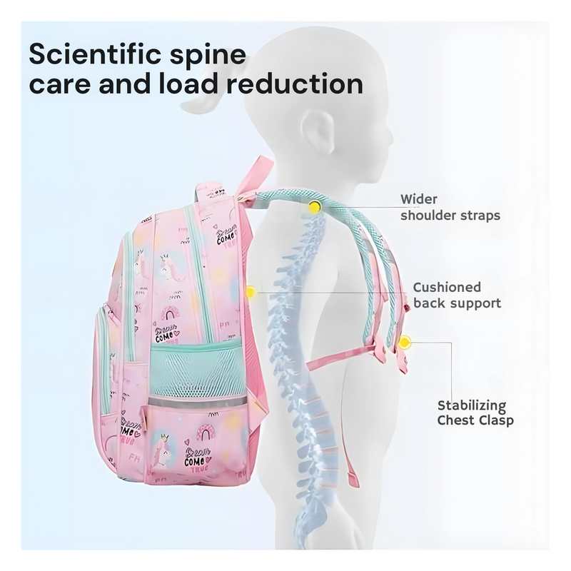 Lightweight Orthopaedic Backpack for Boys and Girls