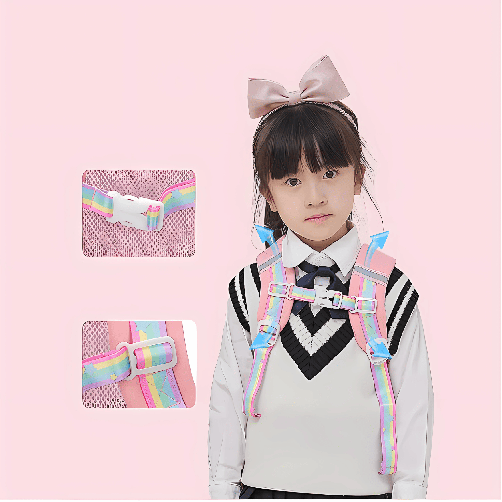 Cute Rabbit Lightweight Backpacks for Kids