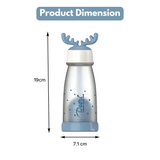 Fruit Infuser Reindeer Horn Shaped Cap Water Bottle – 350ml