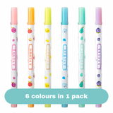 Double-Head Erasable Highlighter (Pack of 6)