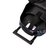 🐾 Smiggle All Stars “Wild Life Black Cat Glitter” Light & Roll Trolley Backpack – Approx. 18L