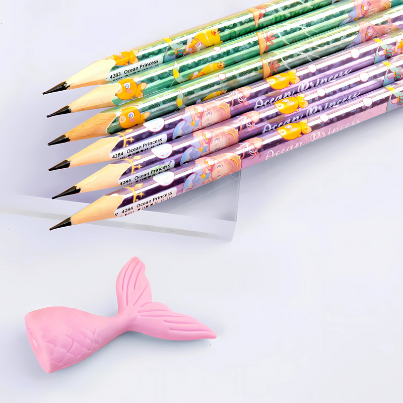 Space & Unicorn-Themed Stylish Pencils Stationery Kit for Kids - Pack of 2