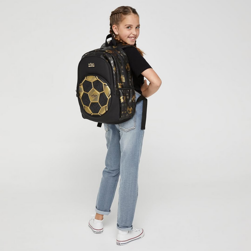 🎒⚽ Smiggle® Classic Backpack – Football Edition | Approx. 17.8L | 16.5 Inches | 3Y+ ⚽🎒
