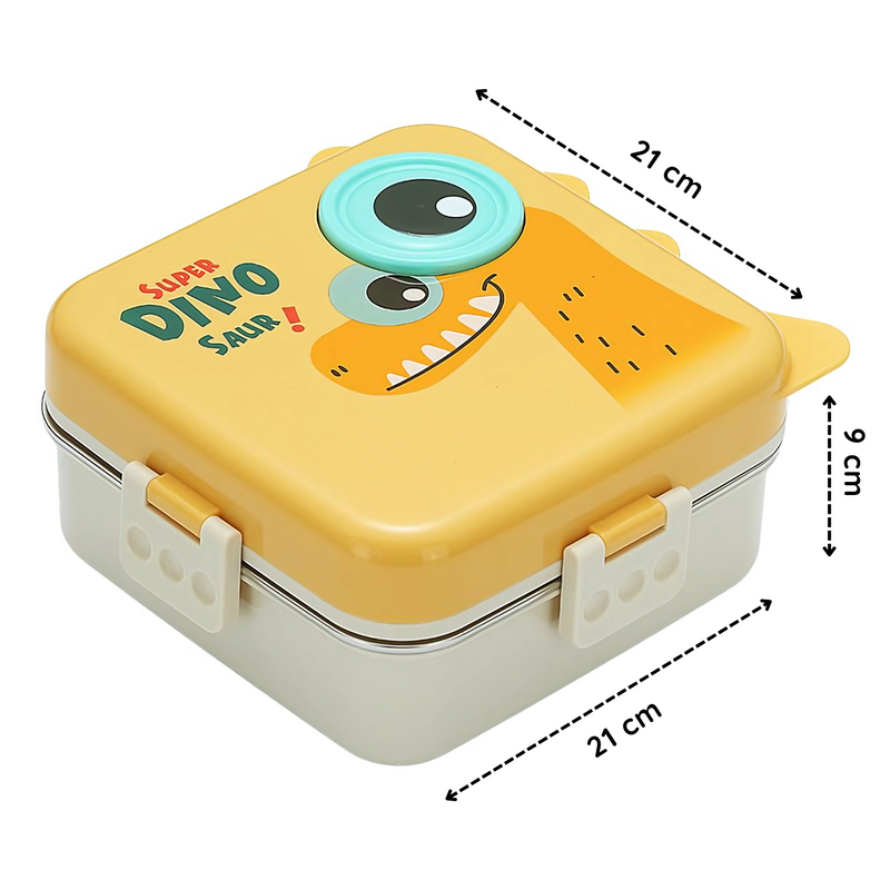 Dino Double Decker Kids Lunch Box – Leak-Proof, BPA-Free & Fun!