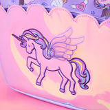 ✨ Smiggle Fun Fair Classic Backpack - Unicorn Applique, 17.8L, Pearlescent Finish & Glitter Details 🎠