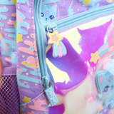 Far Away Backpack | Cat Print - Smiggle 17.8L, 3 Zipped Compartments 🎒