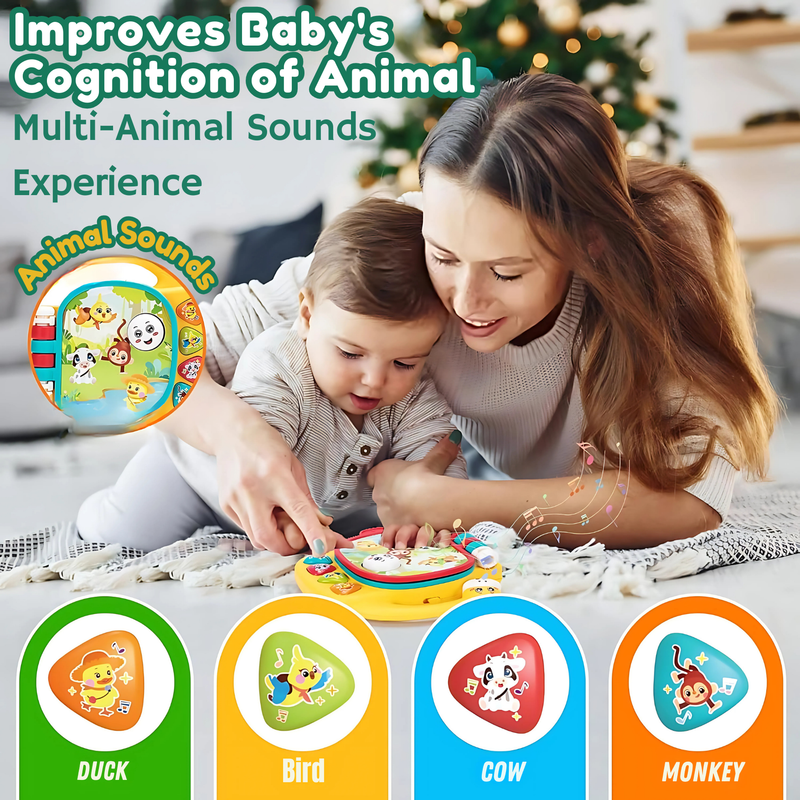 Early Educational Learn Interesting Musical Instruments First Baby Books Kids Learning Animals Music Book