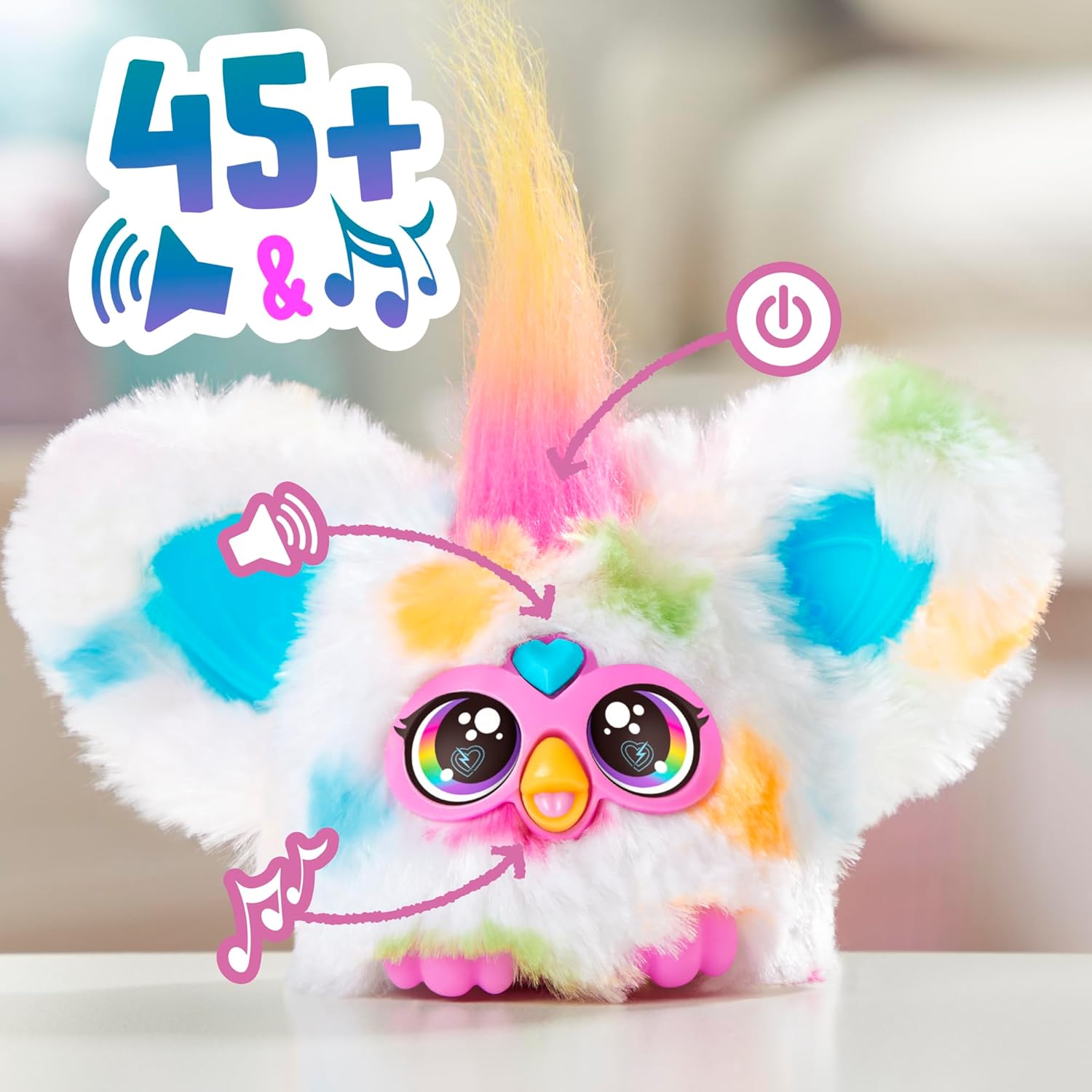 Furby Furblets Electronic Plush Toys for Girls & Boys 6+,Speaks Furbish & Plays Music, Series 4