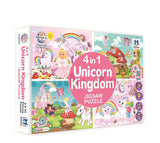 Fun Learning Unicorn Jigsaw Puzzle for Kids - 4 in 1